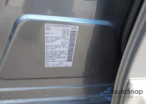 2018 Infiniti Qx60 from USA, damaged, VIN 5N1DL0MM4JC525502